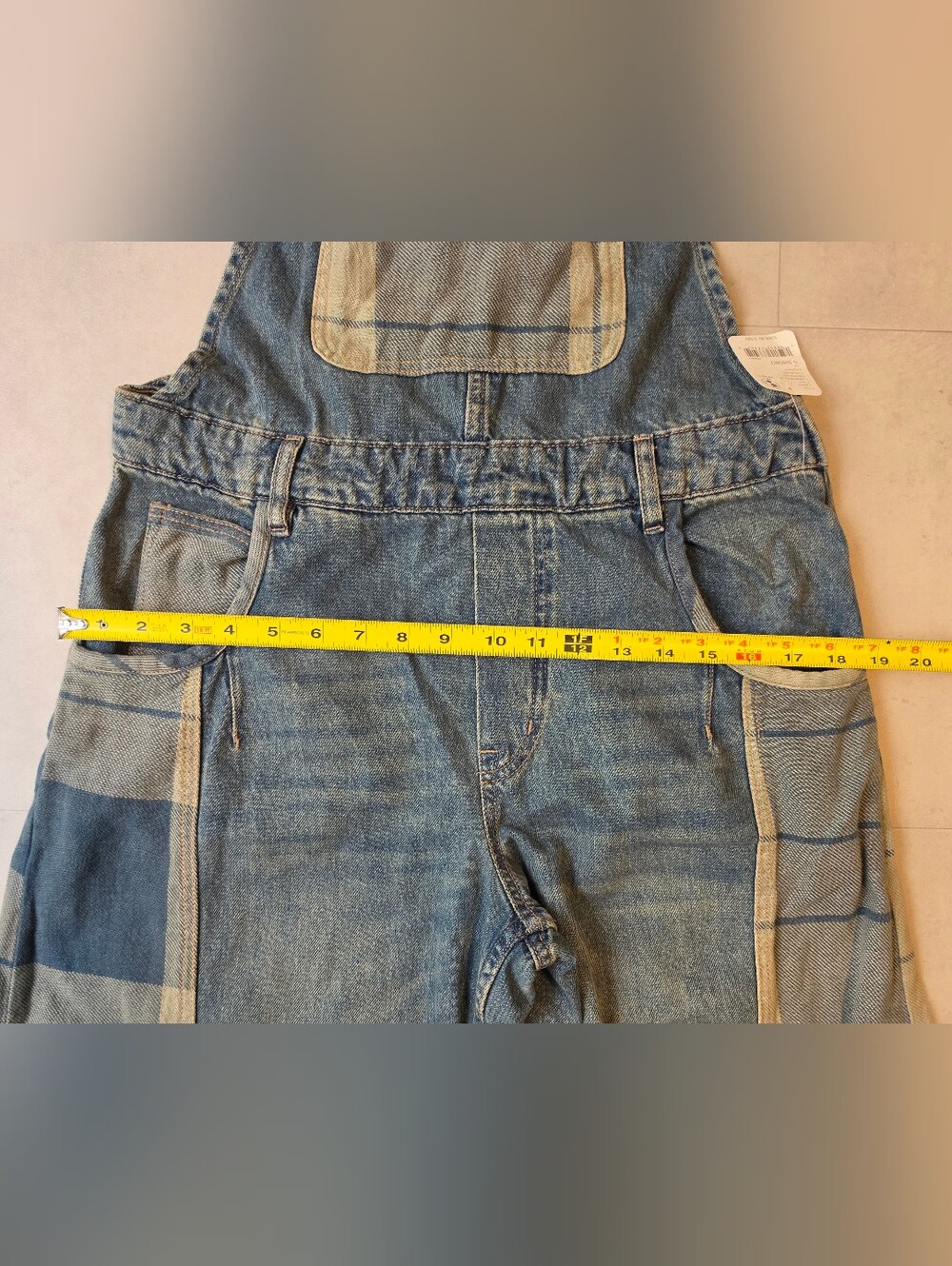 We The Free Drifter Patched Overalls Free People Wide Leg Small Short(Has Scent) - Picture 6 of 16